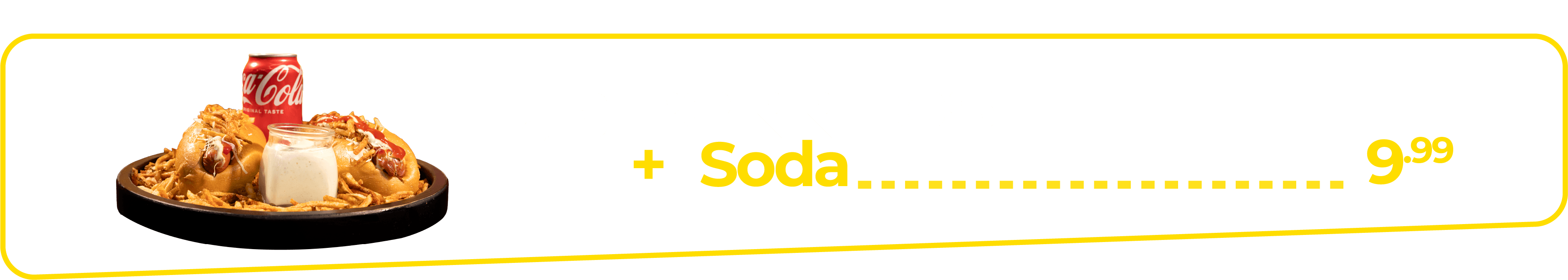 Combo 2 perritos con refresco